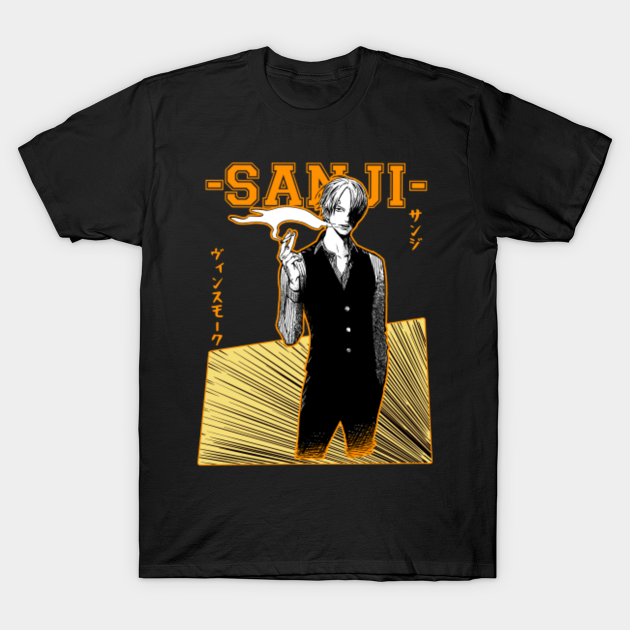 SanjiManga Back Sanji TShirt TeePublic
